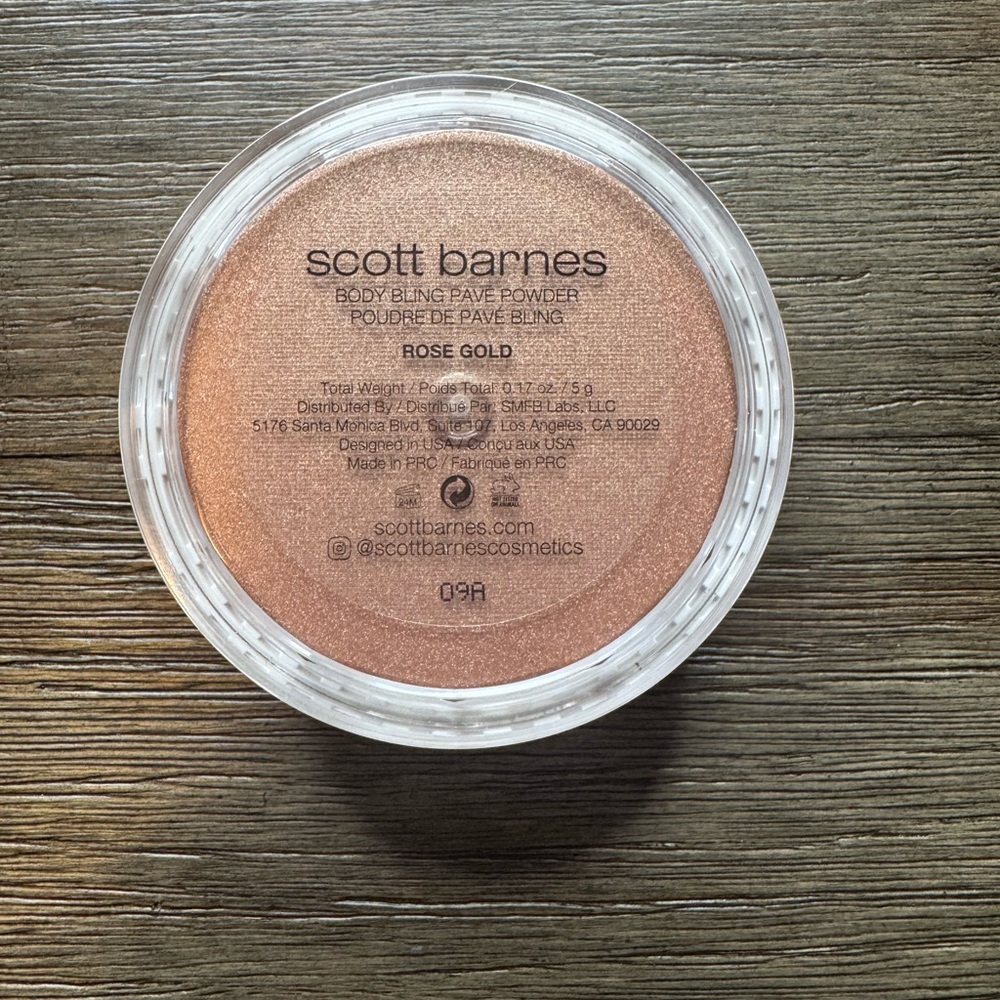 Scott Barnes Authentic Body Bling Pavé Powder - Rose Gold